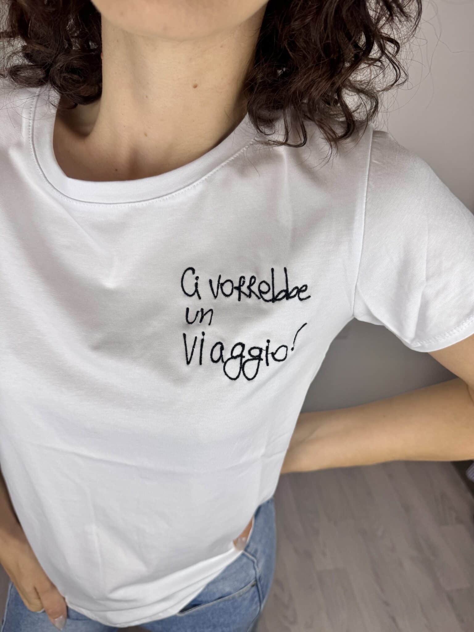 T-shirt Ci vorrebbe Un Viaggio