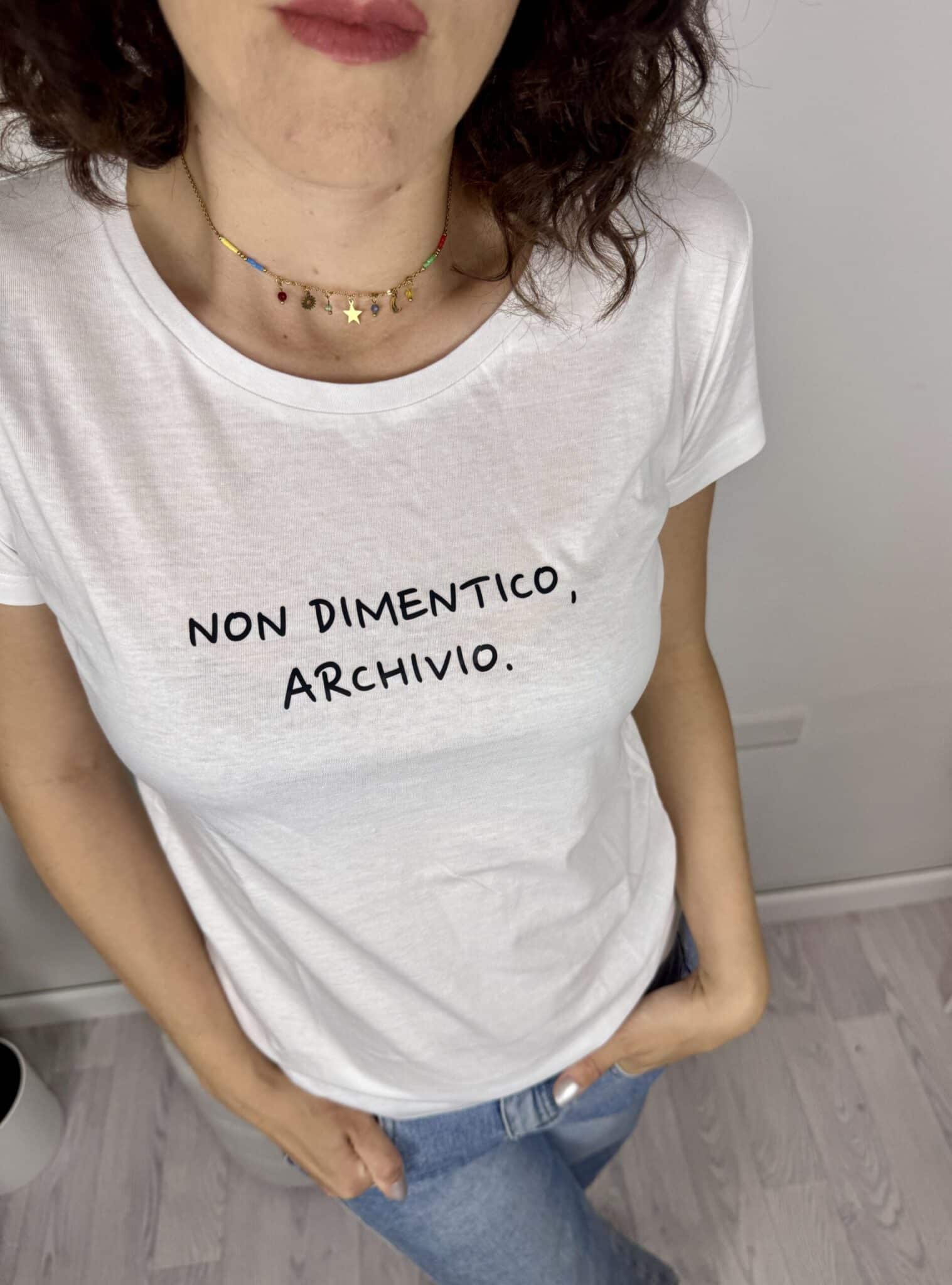 T-shirt Non Dimentico Archivio